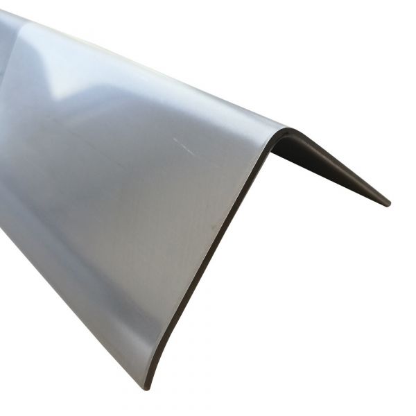 Stabiler Edelstahl 2-fach Kantenschutz, blank, Materialstärke 2 mm Stabiler Edelstahl 2-fach Kantenschutz, blank, Materialstärke 2 mm